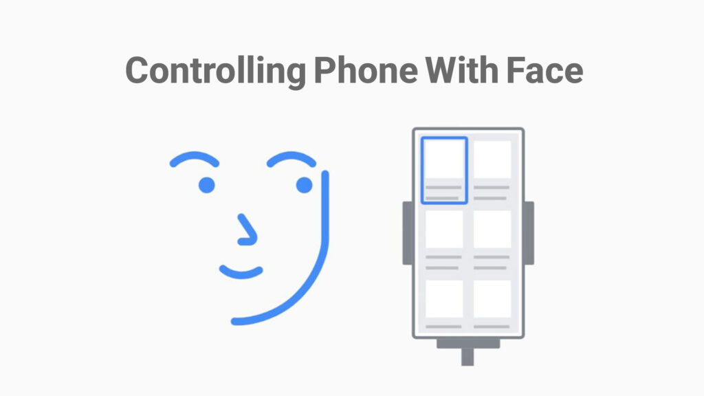 کنترل گوشی با صورت