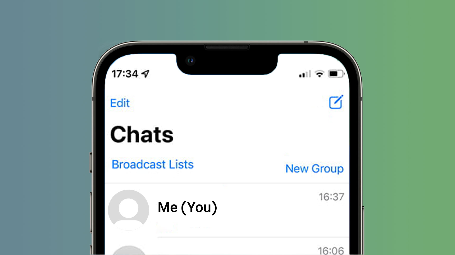 messaging yourself in whatsapp new update