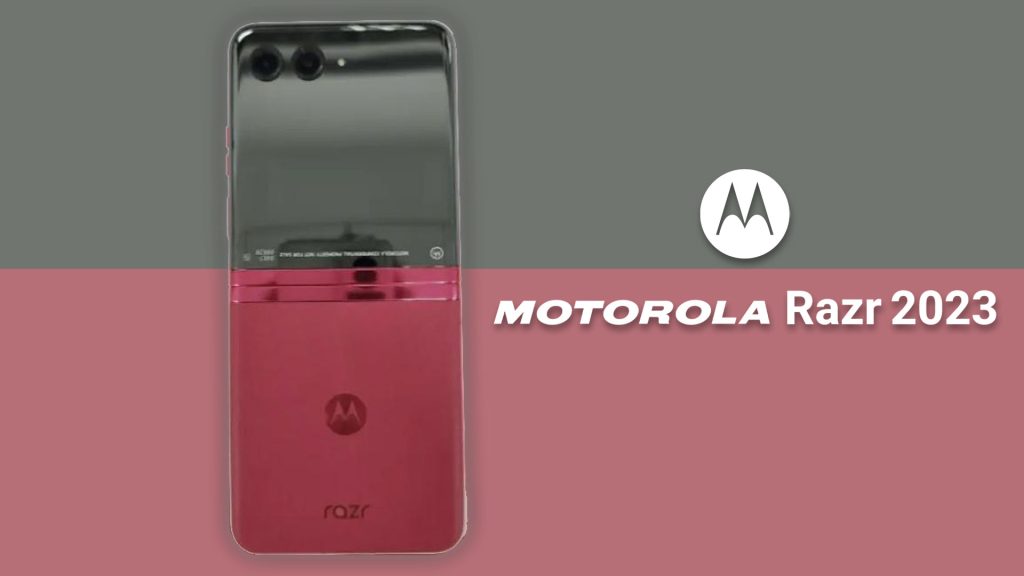 عکس لو رفته موتورولا Moto Razr 2023