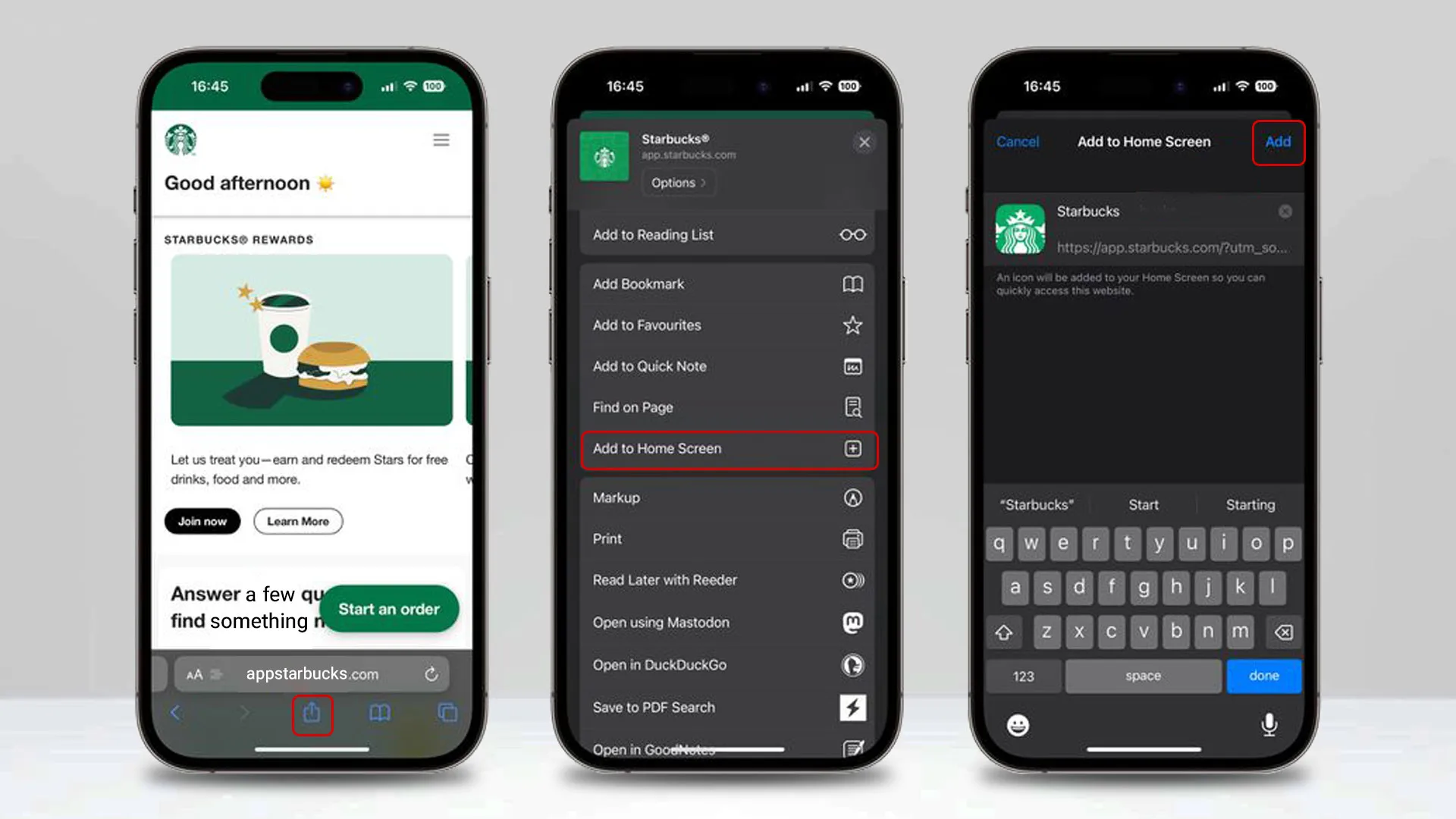 افزودن برنامه استارباکس در آیفون