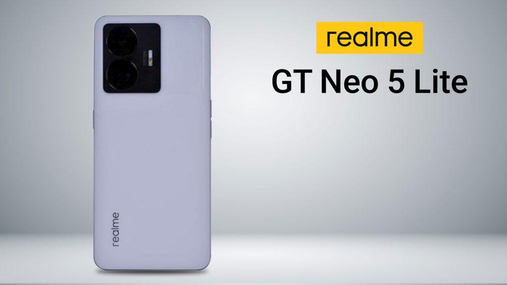 طراحی پشت ریلمی GT Neo 5 Lite