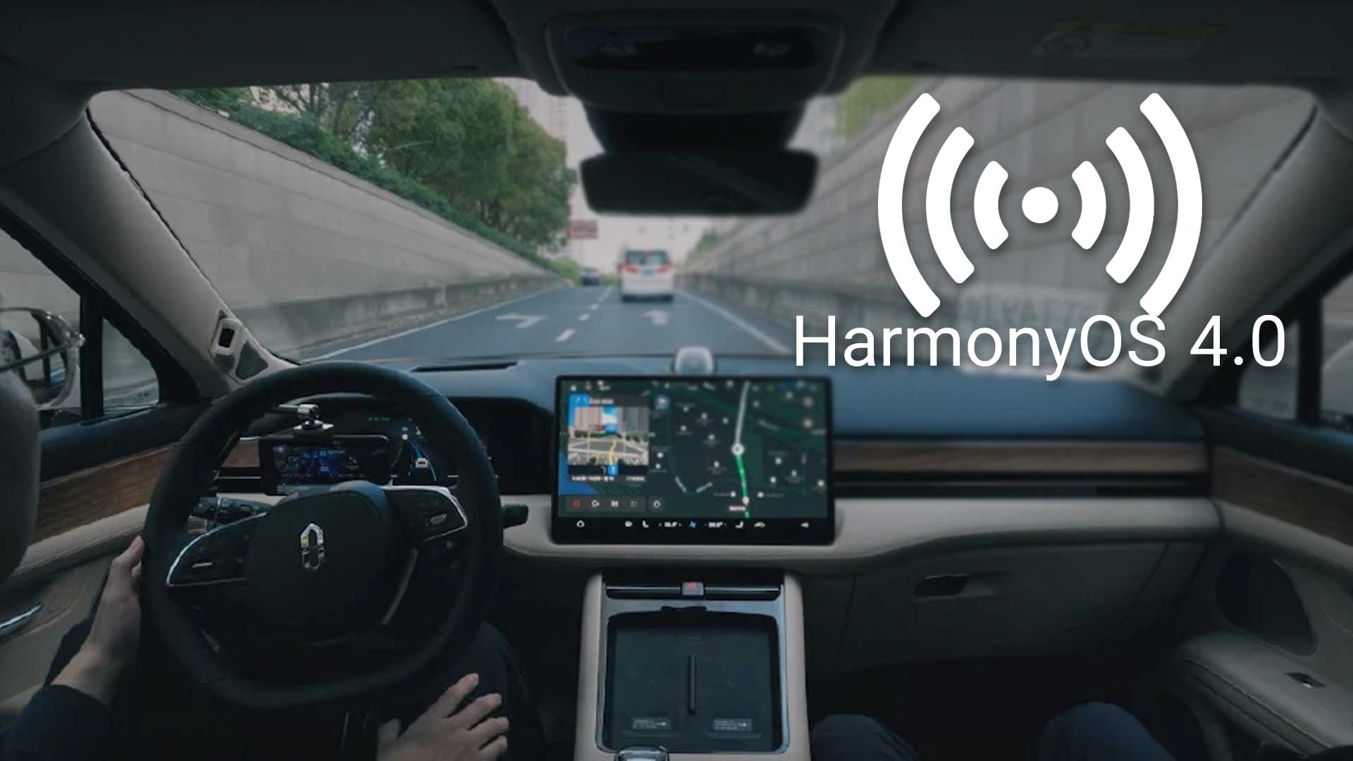 HarmonyOS 4.0 با صدای دستیار ماشین 