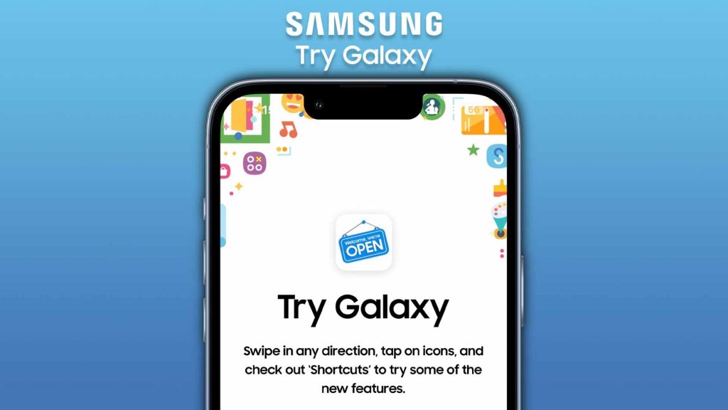 برنامه trygalaxy در آیفون