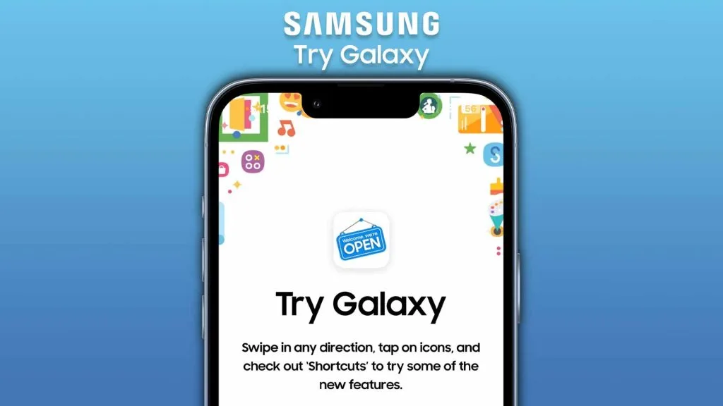 برنامه trygalaxy در آیفون