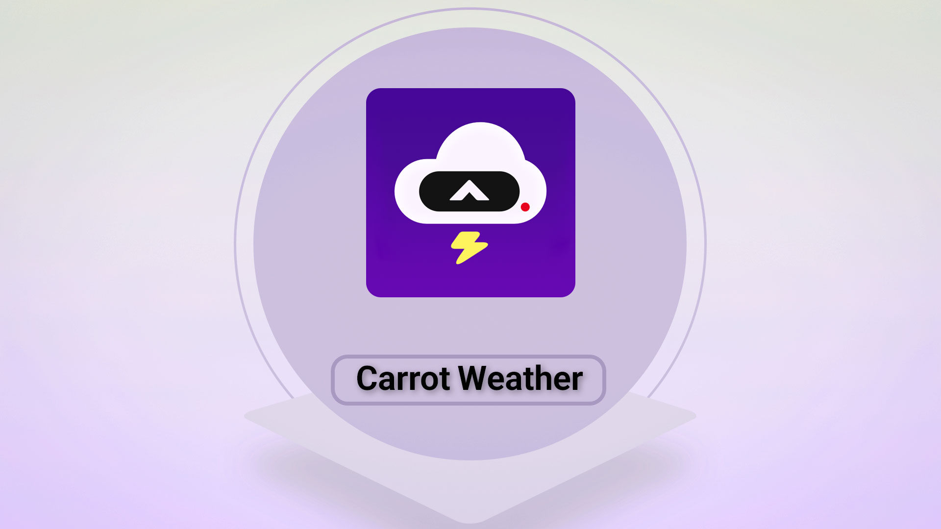 اپلیکیشن Carrot Weather در گوشی 