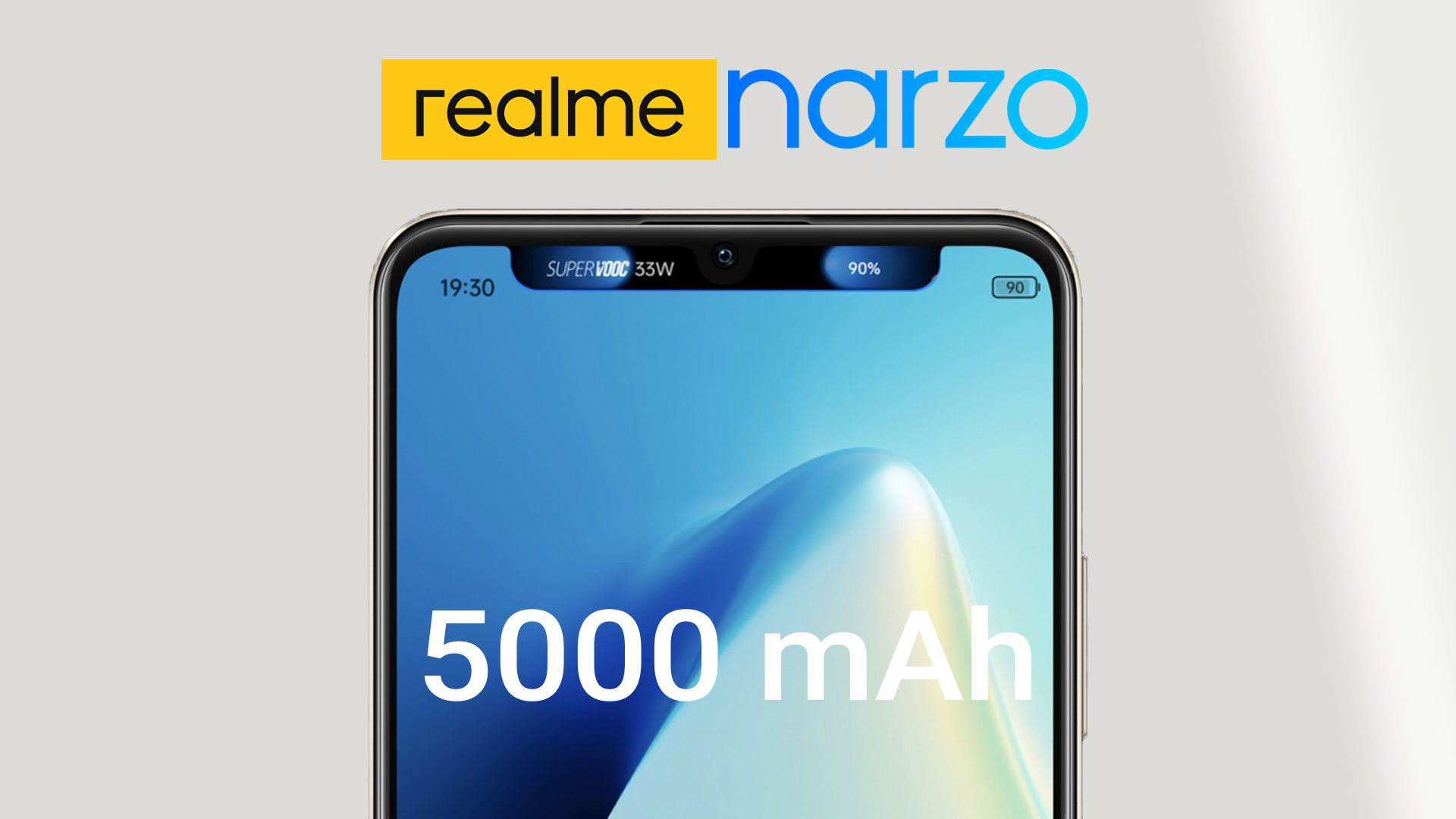 ظرفیت باتری Realme Narzo N53
