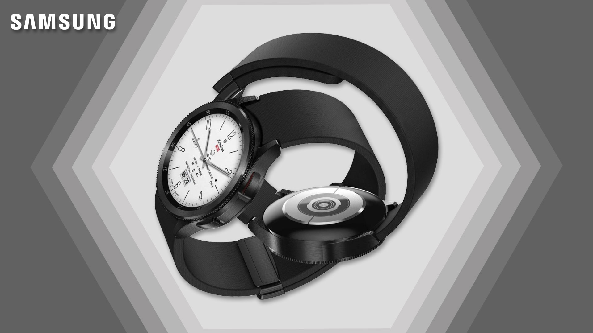 طراحی جلو و پشت سامسونگ گلکسی Watch6 Classic