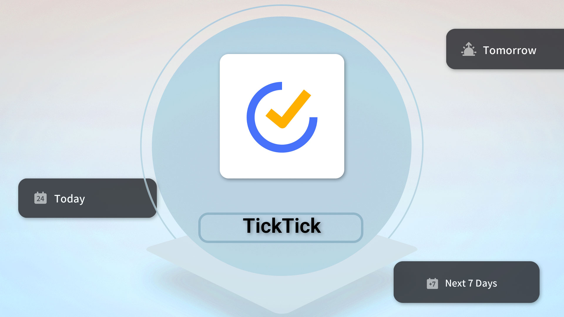 برنامه TickTick در گوشی