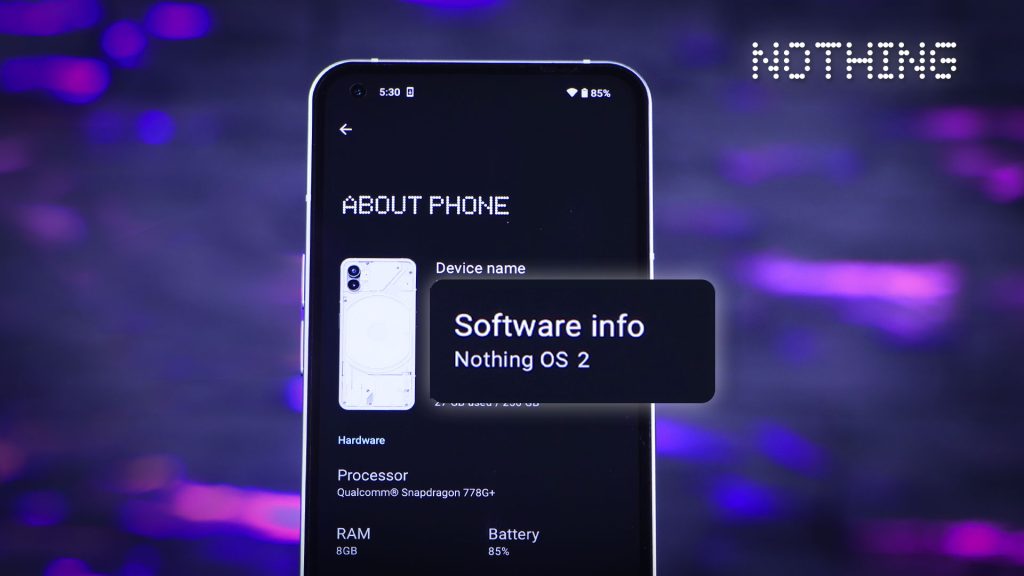 Nothing ویدئویی درباره nothing OS 2.0 به اشتراک گذاشته است