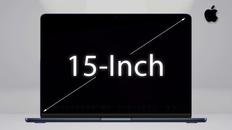 طراحی صفحه نمایش مک بوک ایر 15 اینچی