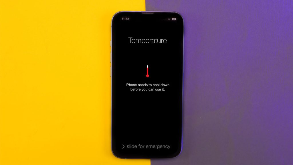 iPhone overheating