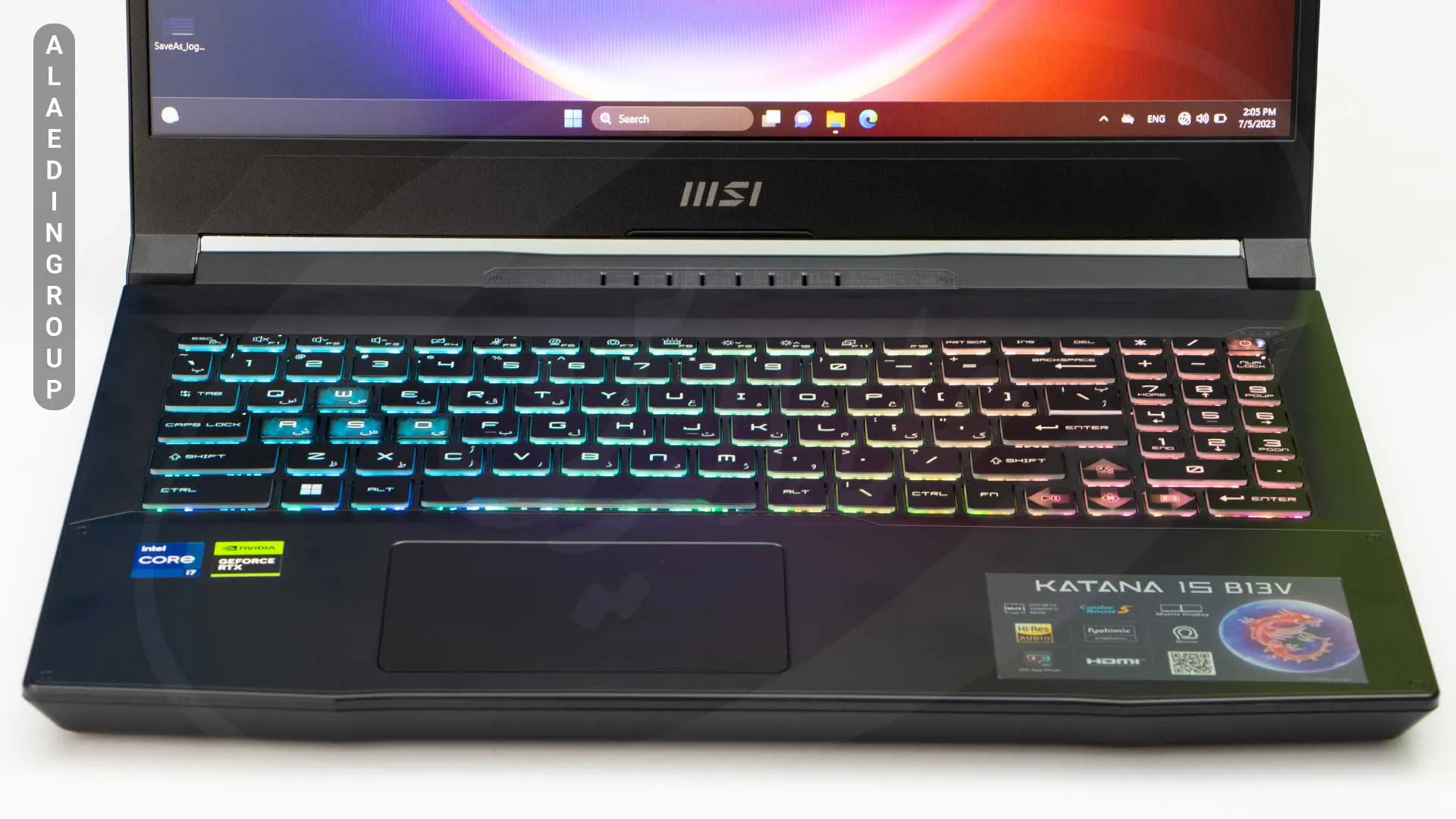 صفحه کیبورد MSI Katana 15