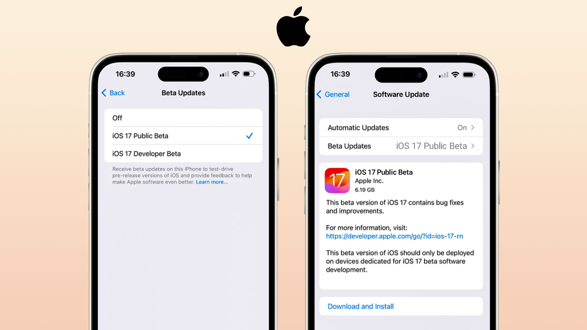 دانلود و نصب  iOS 17 Public beta