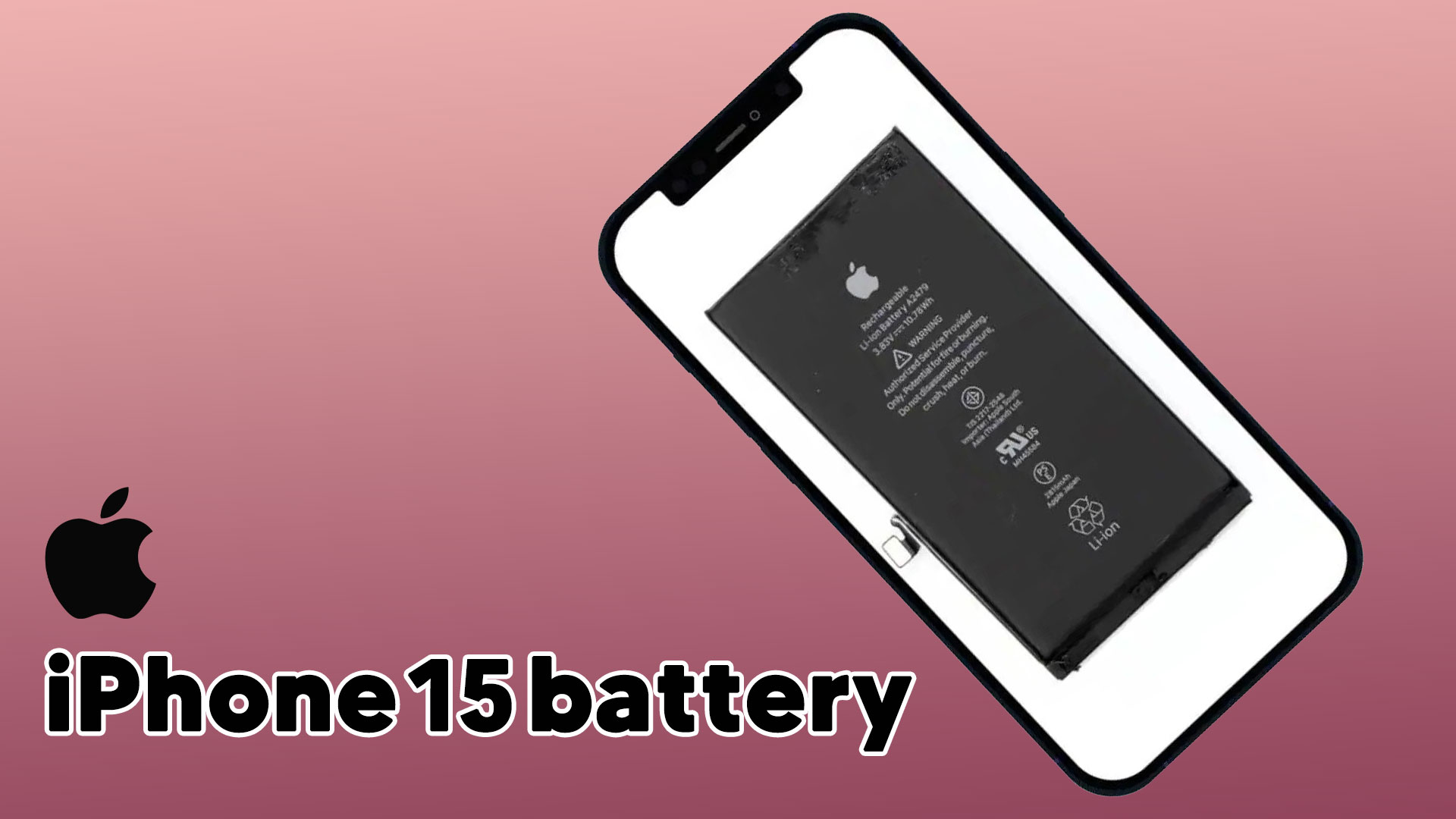 iPhone 15 battery is bigger
