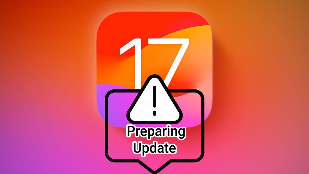 رفع ارور Preparing Update