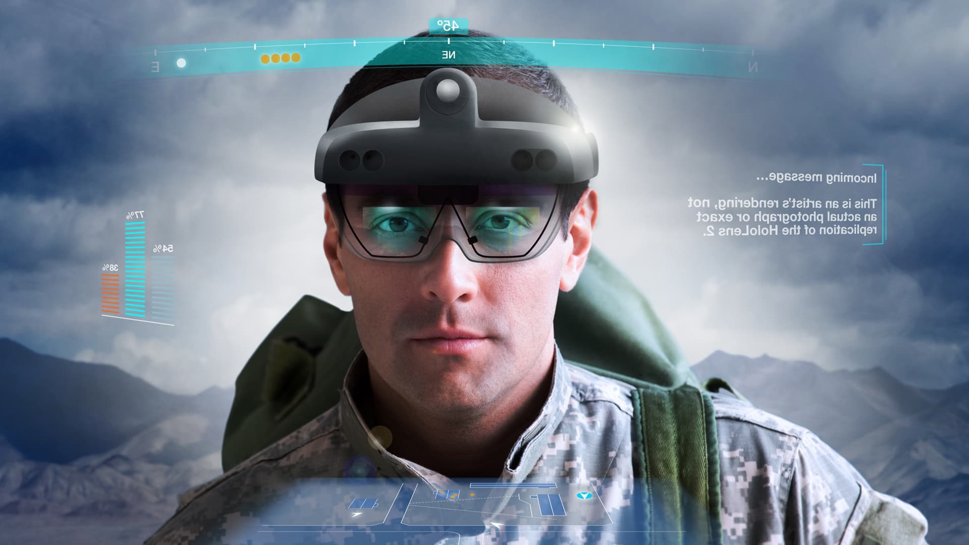 مایکروسافت عینک واقعیت ترکیبی برای ارتش آمریکا می‌سازد