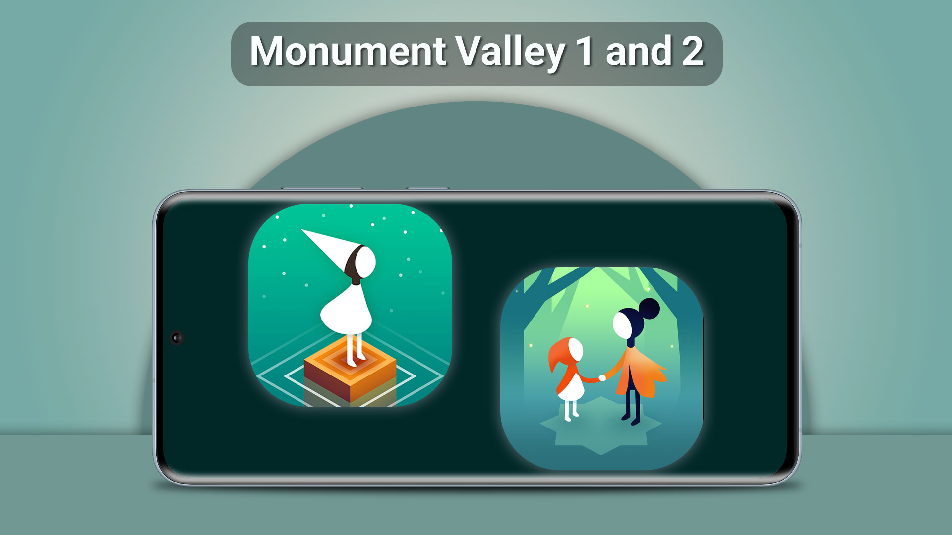 بازی ماجراجویی Monument Valley 1 و 2 برای اندروید