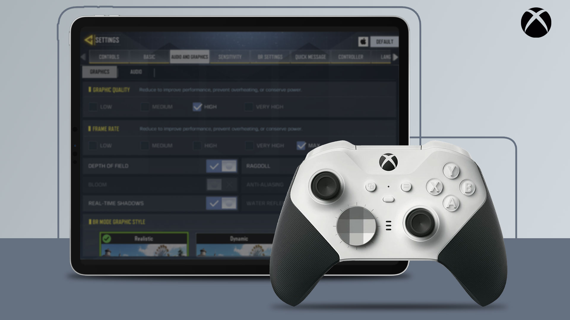 کنترلر Xbox Elite Series 2 Core برای آیپد