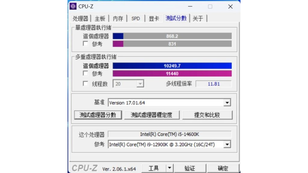 رشته‌های پردازشی اینتل 
Core i5-14600K