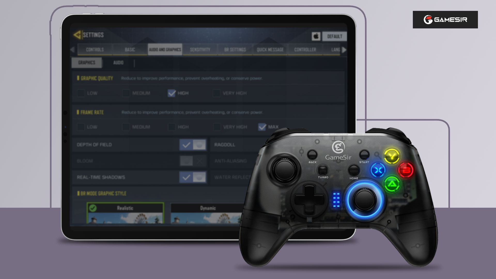 کنترلر GameSir T4 Pro برای آیپد