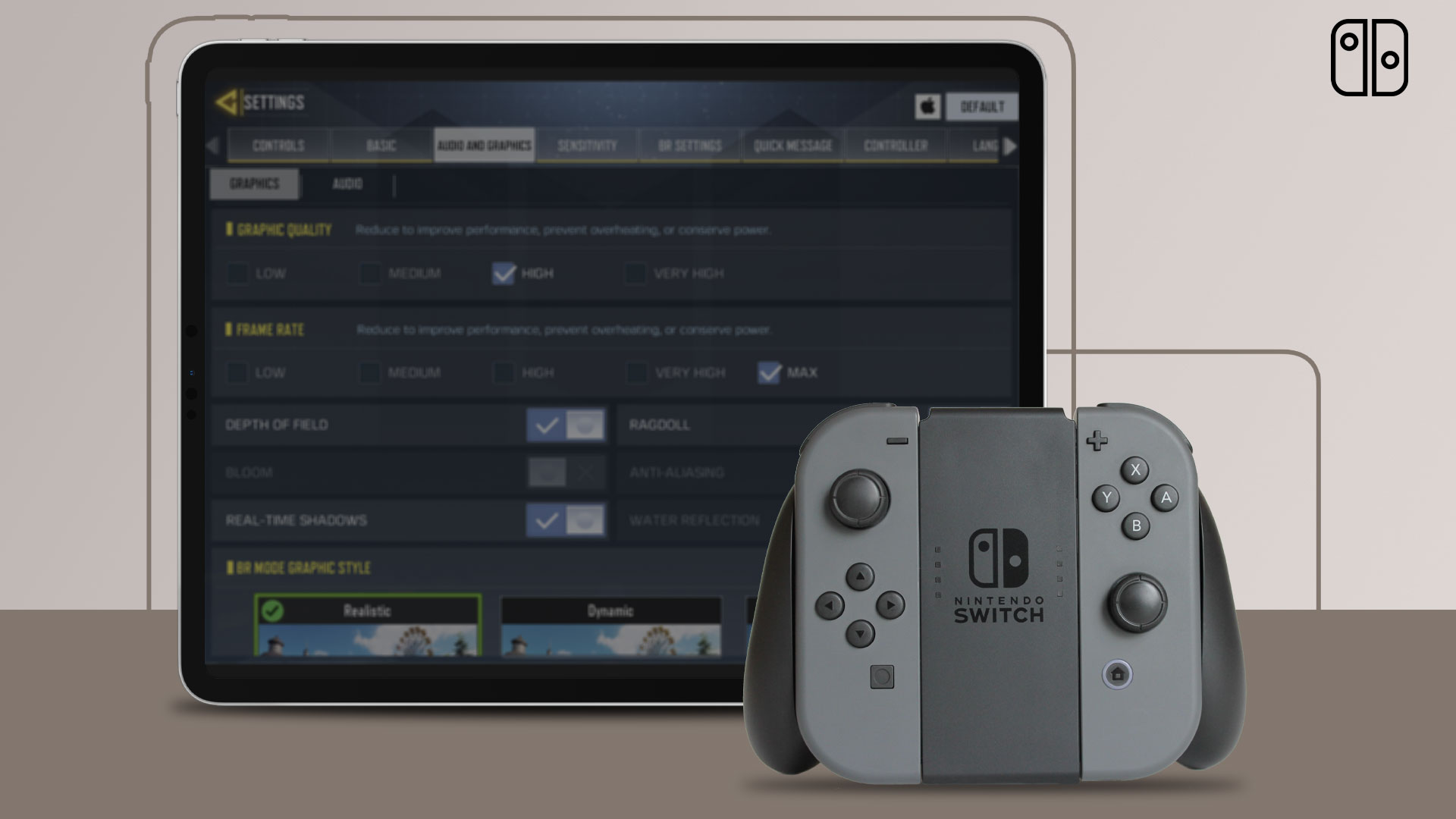 کنترلر Nintendo Switch Joy-Con برای آیپد