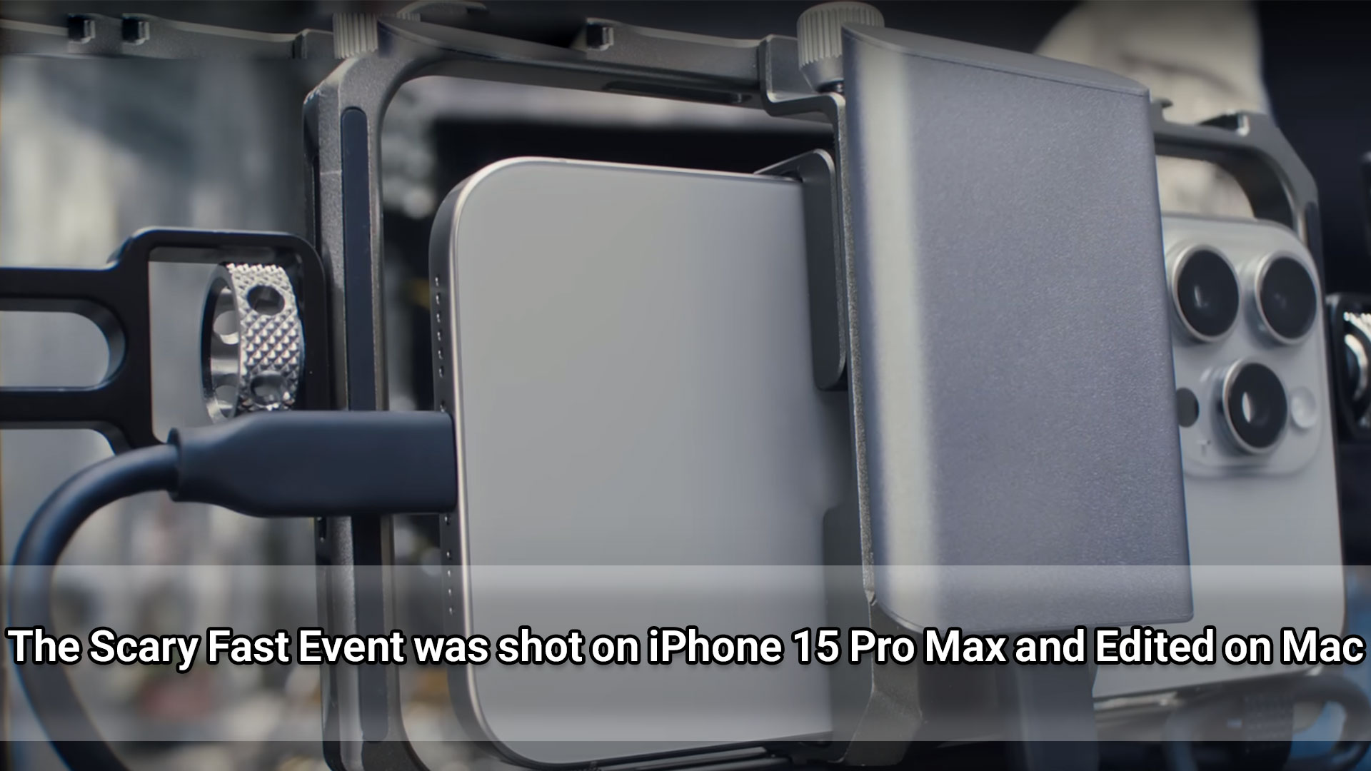 مراسم Scary Fast اپل با دوربین آیفون 15 پرو مکس ضبط شد