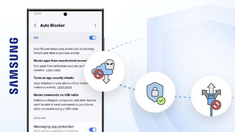 Auto Blocker ابزار امنیتی سامسونگ برای جلوگیری از نصب برنامه‌‌ از منابع غیرمجاز