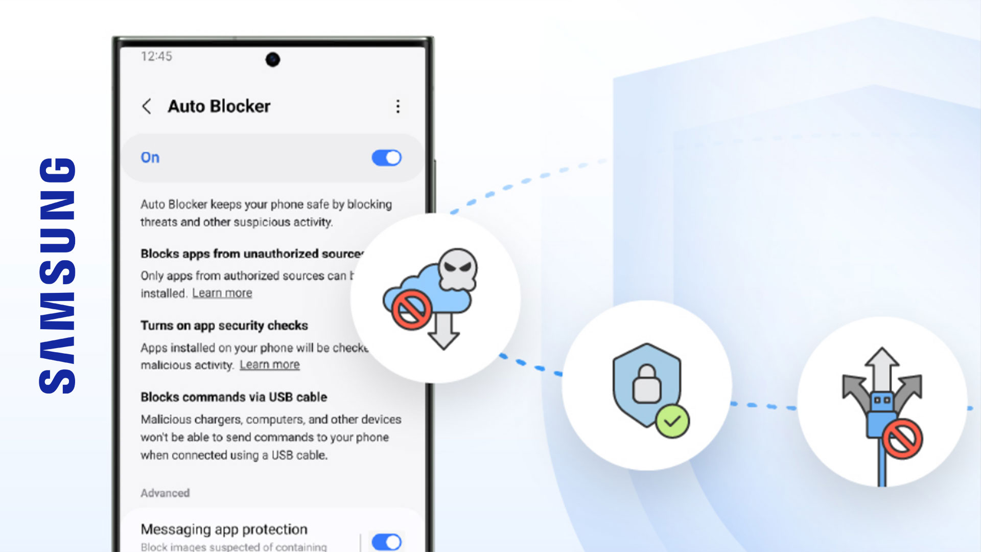 Auto Blocker ابزار امنیتی سامسونگ