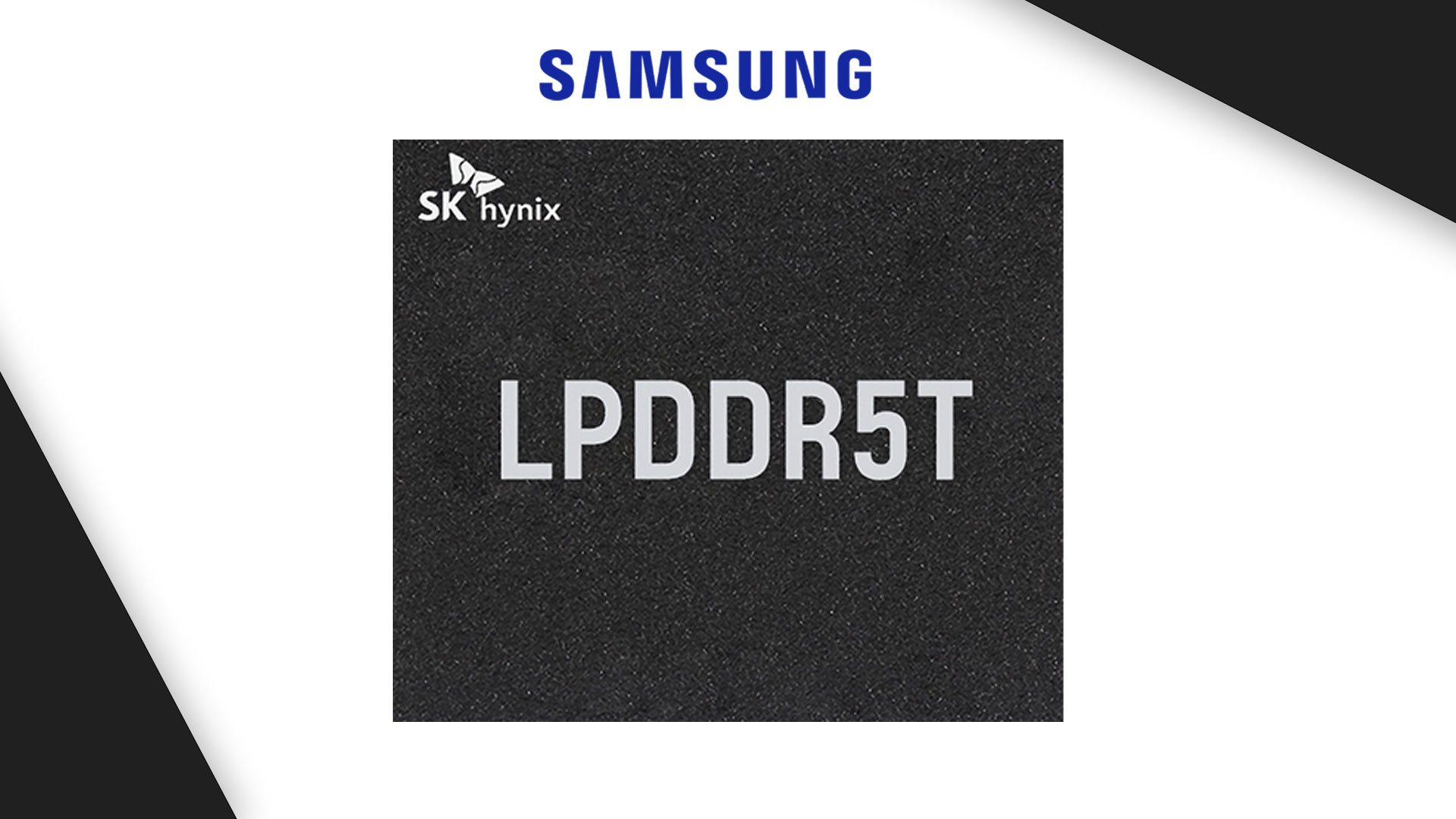 تولید انبوه تراشه‌های حافظه LPDDR5T DRAM