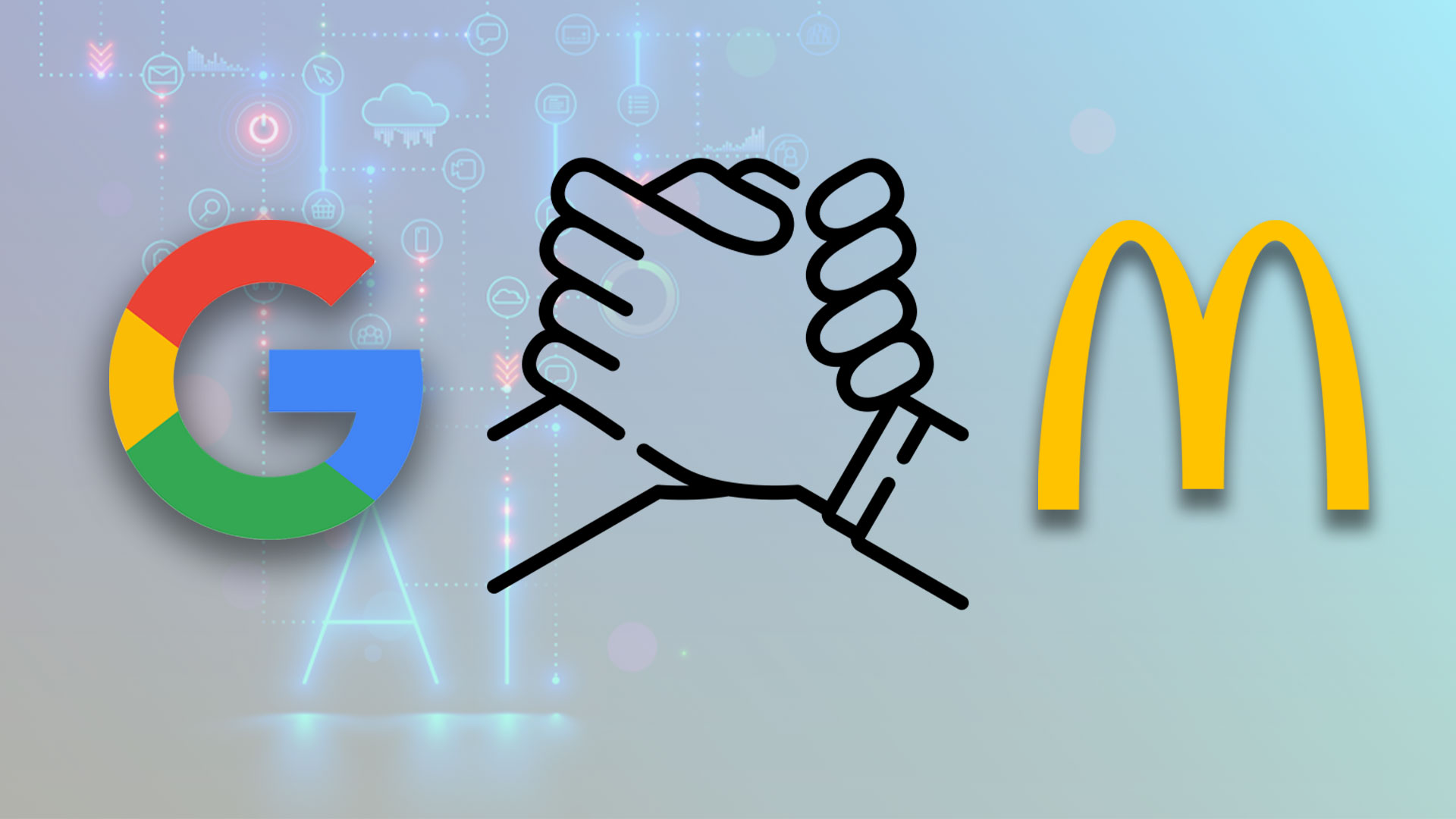 مک دونالد با گوگل همکاری می‌کند