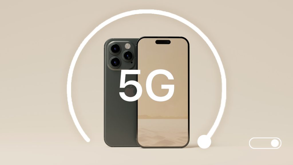 اینترنت آیفون 5G را خاموش کنید