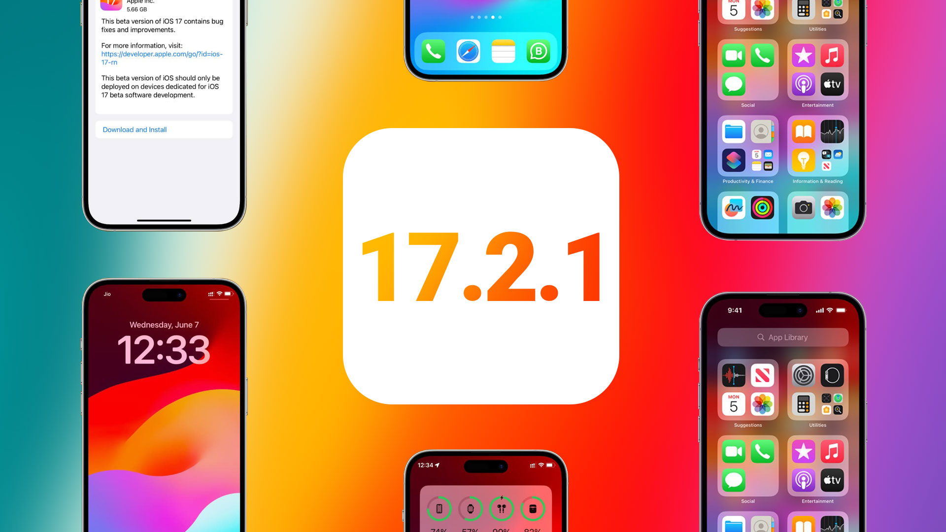 تخلیه باتری آیفون iOS 17.2.1 حل شد