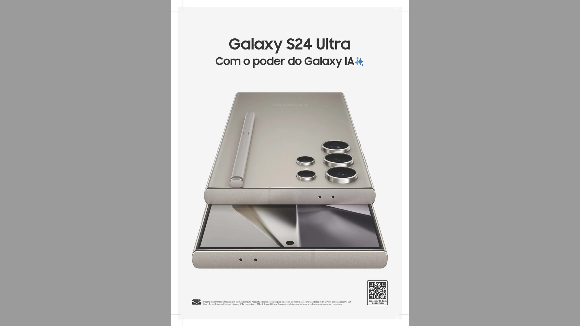 پوستر تبلیغاتی گلکسی S24 اولترا در برزیل منتشر شد