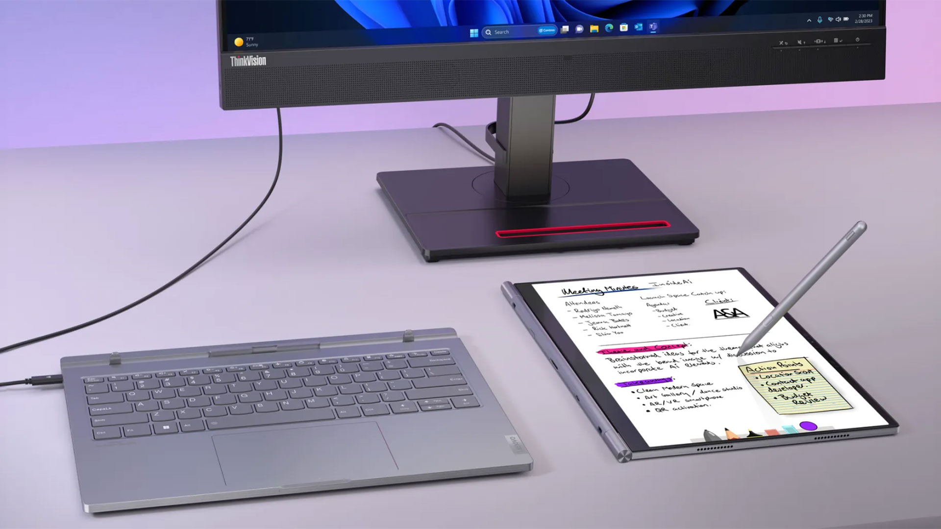 لپ تاپ ThinkBook-Plus-Gen-5-Hybrid-معرفی شد

