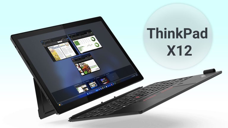 لپ‌تاپ ThinkPad X12 نسل ۲ لنوو معرفی شد؛ هوش مصنوعی زیر انگشتان شما