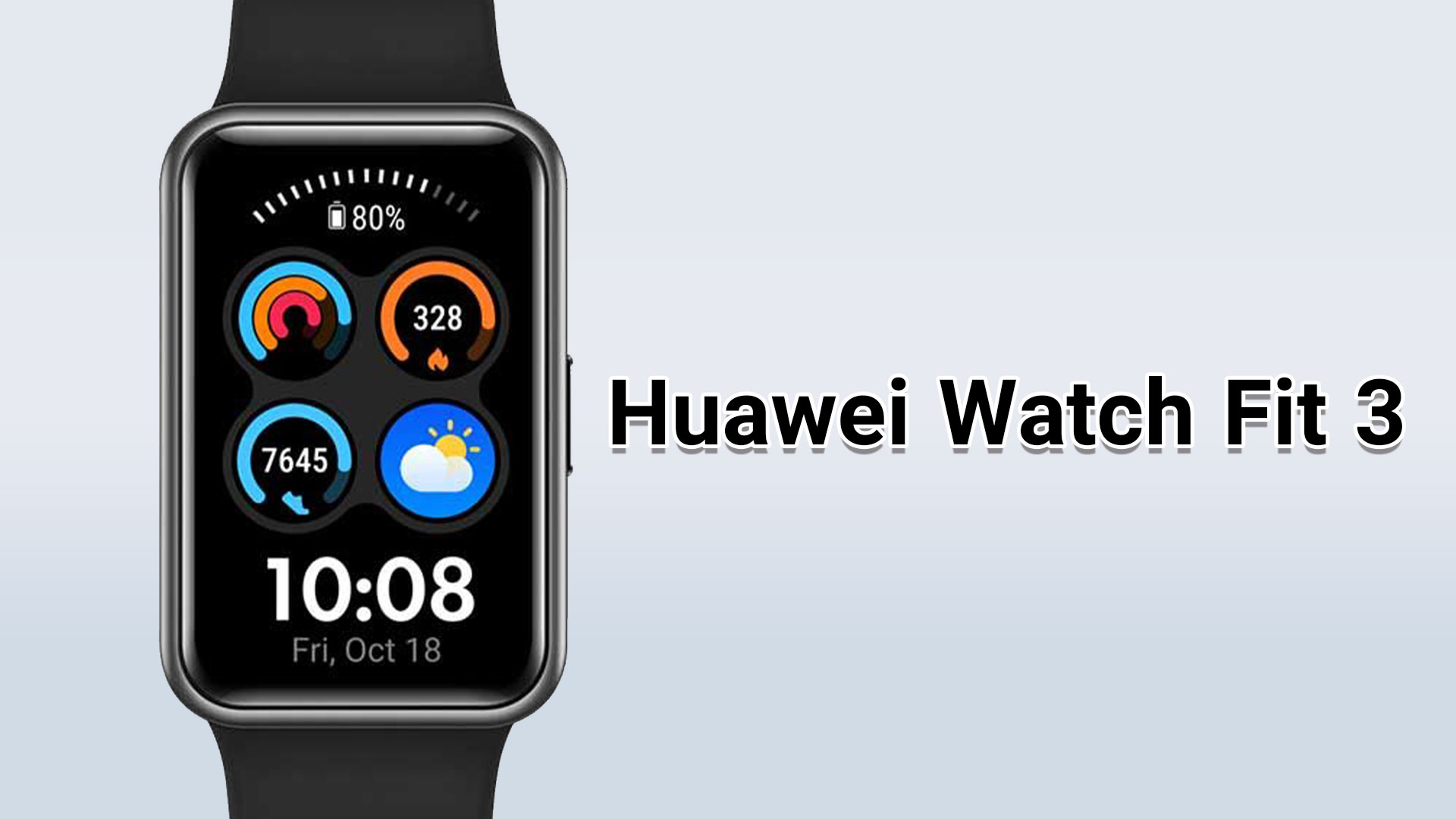 Huawei Watch Fit 3 RENDER