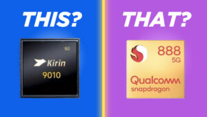 Kirin 9010 vs Snapdragon 888