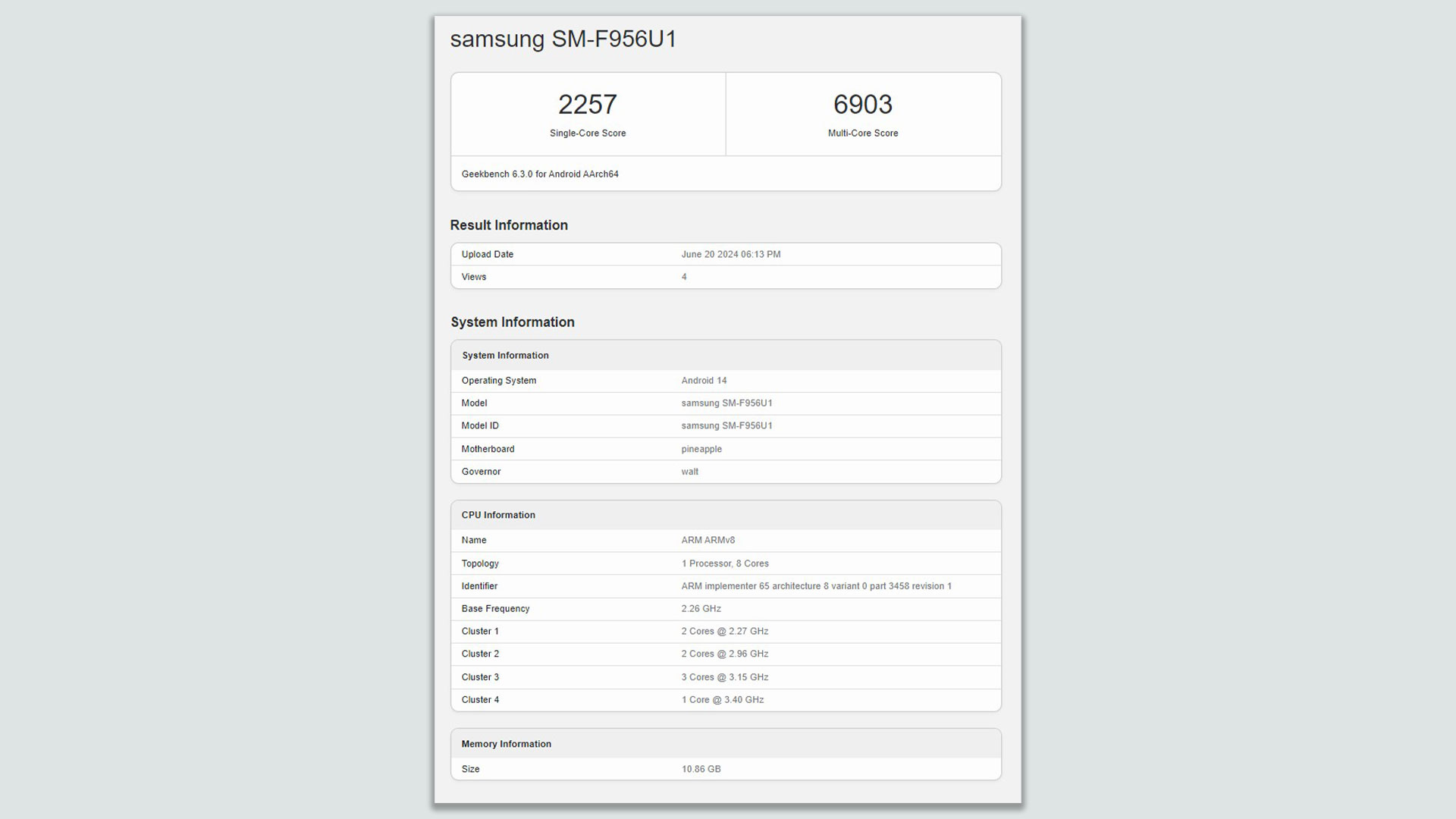 Samsung Galaxy Z Fold 6 مشخصات