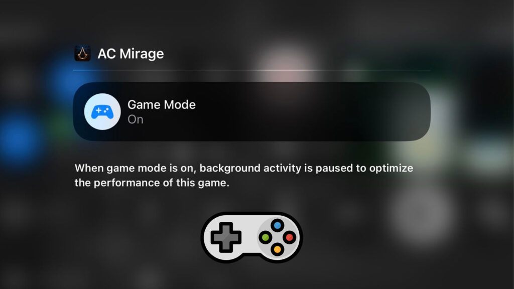  قابلیت Game Mode در iOS 18