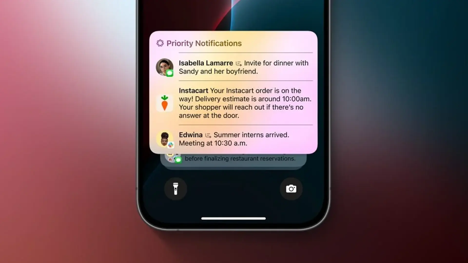 اعلان‌ها iOS 18.1