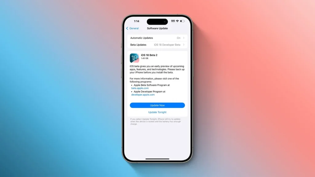 تاریخ انتشار نسخه جدید iOS 18.2