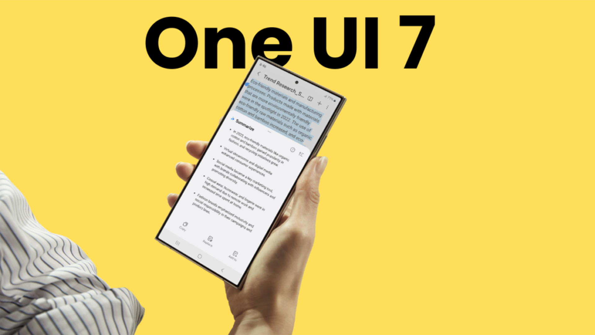 عرضه‌ One UI 7.0