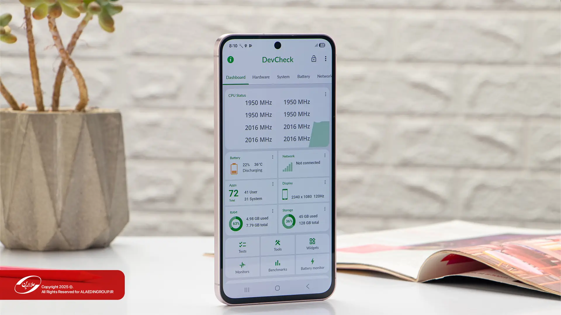 بنچمارک گوشی Samsung Galaxy A56
