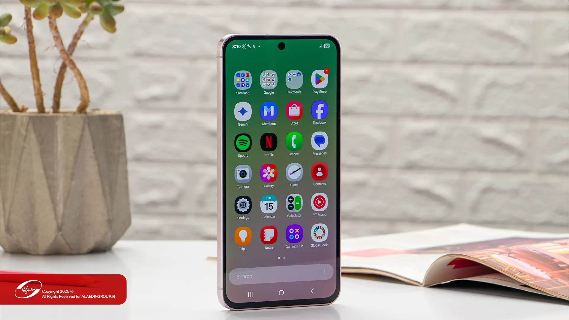 کیفیت صفحهنمایش و اسپیکر گوشی Samsung Galaxy A56