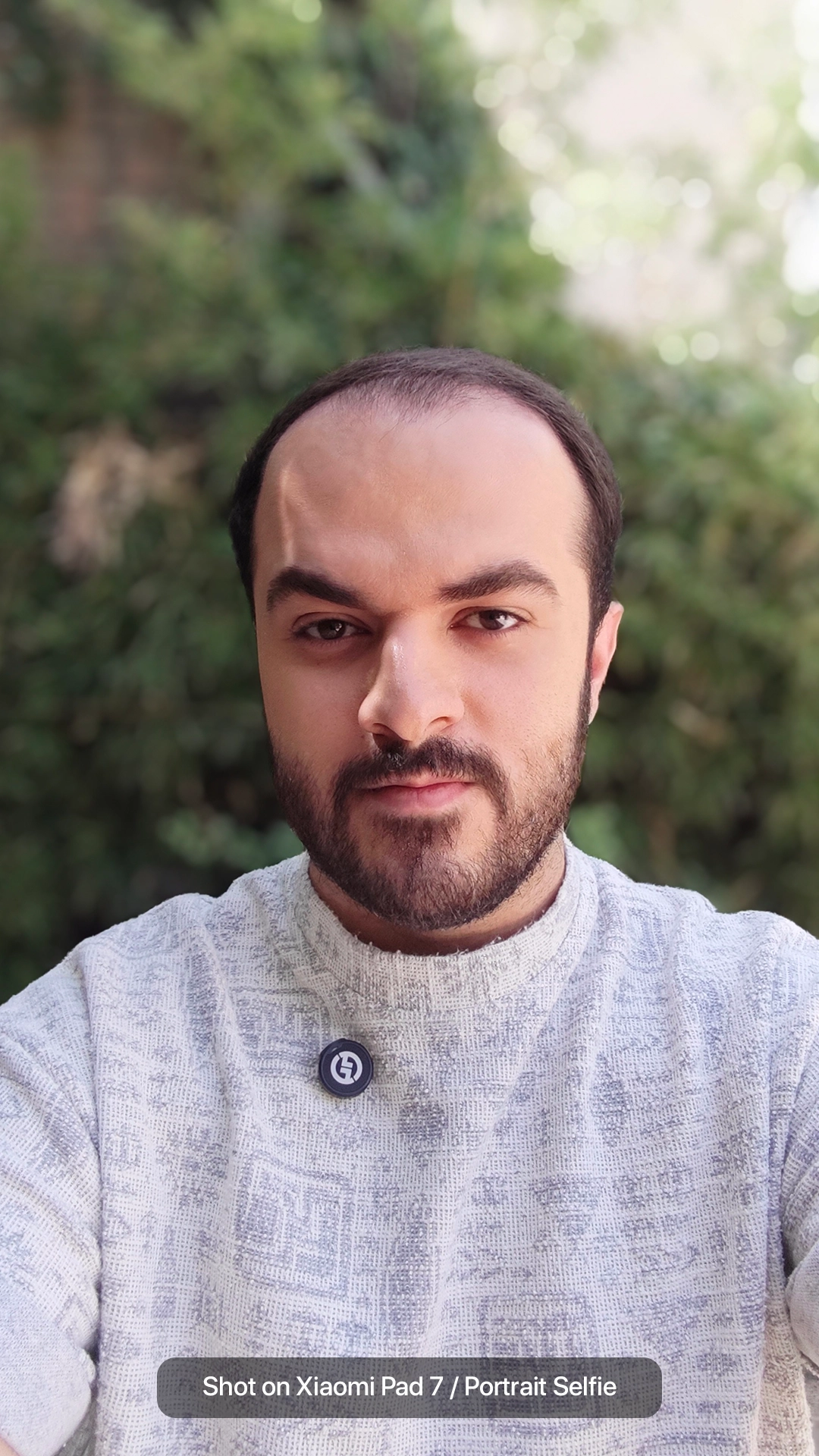 کیفیت دوربین سلفی عکس پرتره تبلت شیائومی پد 7