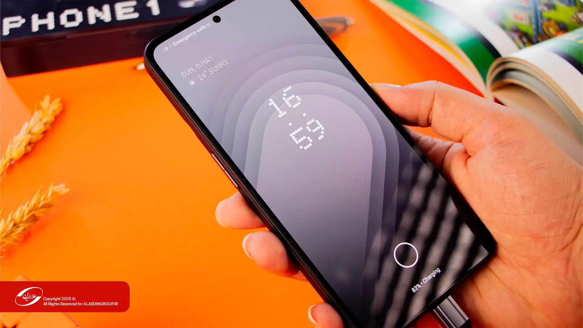 سرعت شارژشدن گوشی ناتینگ CMF Phone 1