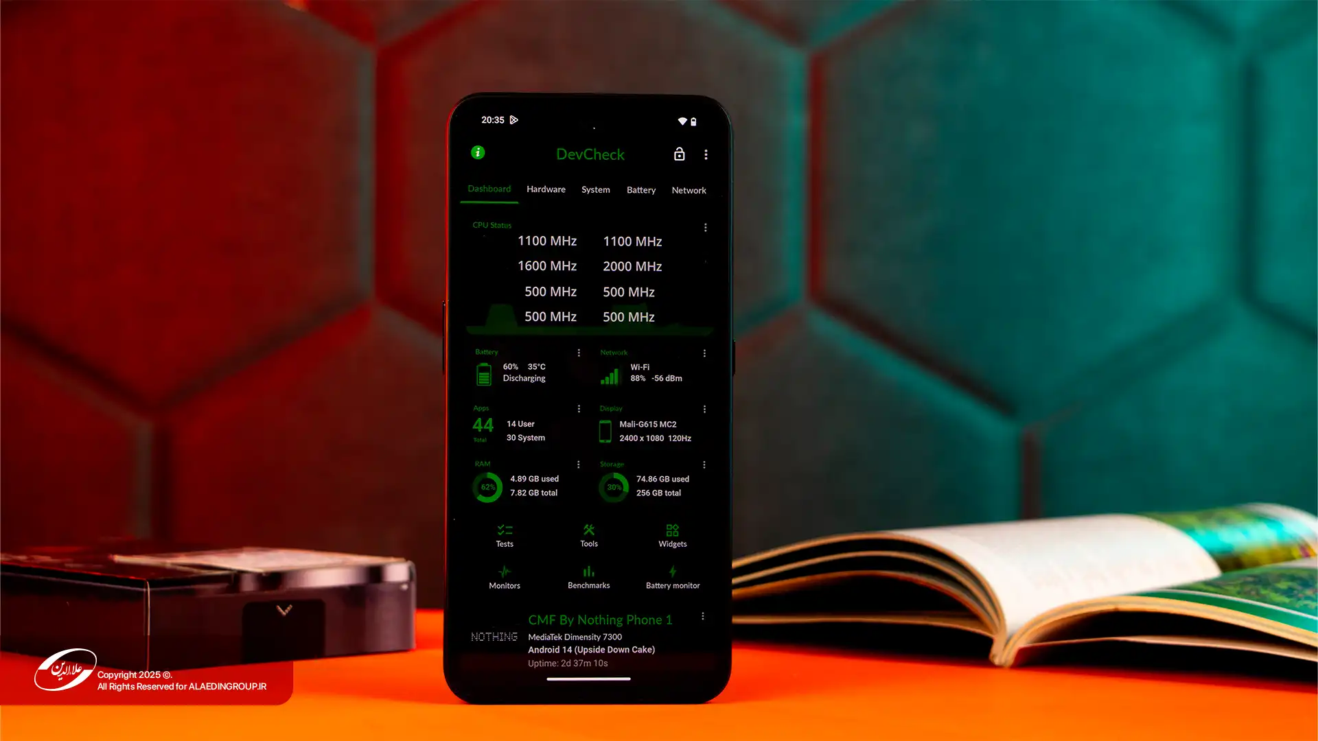 قدرت سخت‌افزاری گوشی ناتینگ CMF Phone 1