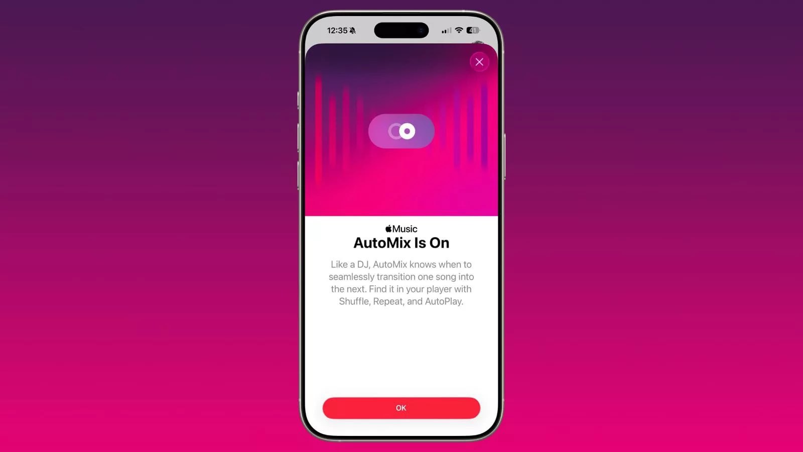 قابلیت AutoMix در iOS 26