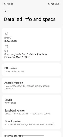بررسی شیائومی ردمی ۱۵؛ اقتصادی، اما قدرتمند نرمافزار Redmi 15