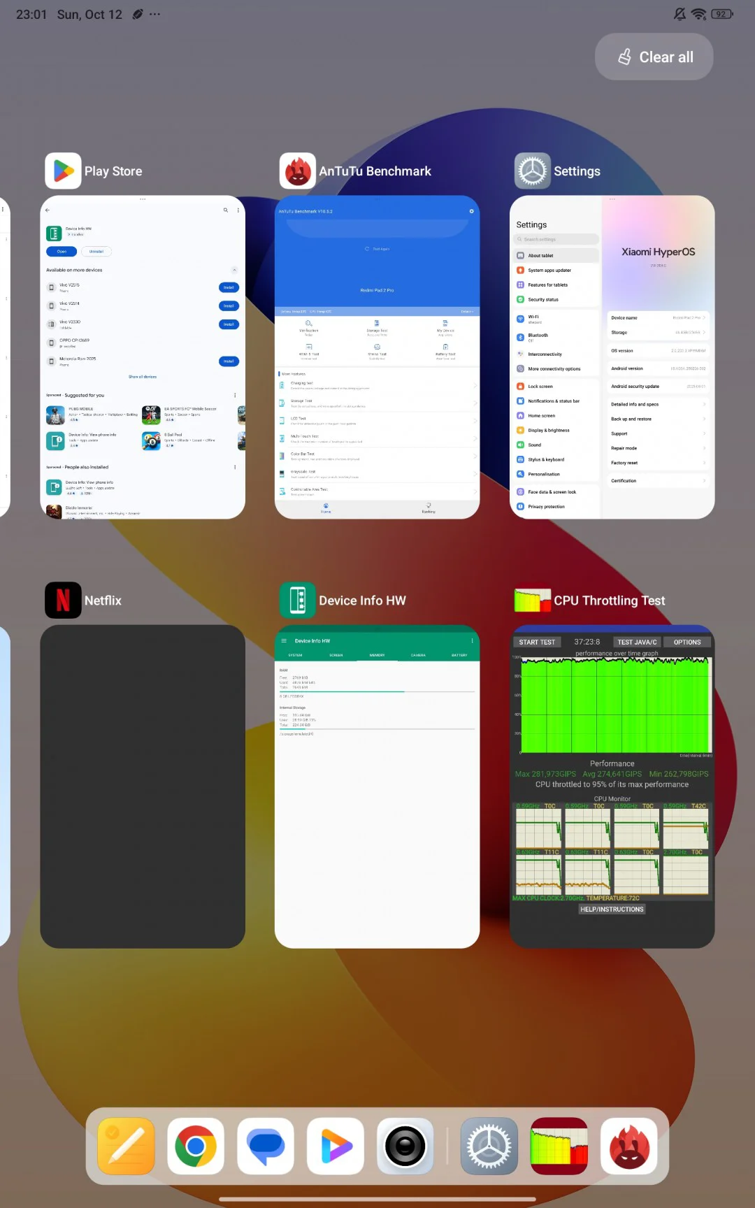 رابط کاربری ردمی پد ۲ پرو